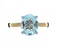 9CT GOLD TOPAZ RING at Ross's Online Art Auctions