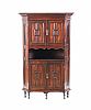 ROSEWOOD GOTHIC CORNER CABINET at Ross's Online Art Auctions