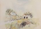 THE OLD BRIDGE BY THE COTTAGE by William Murray at Ross's Online Art Auctions