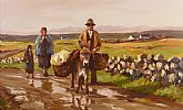 BRINGING HOME THE TURF by Donal McNaughton at Ross's Online Art Auctions
