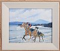 RACING ON DOWNINGS BEACH by Sean Lorinyenko at Ross's Online Art Auctions