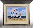 FLYING KITES BY THE SEASIDE by Michelle Carlin at Ross's Online Art Auctions