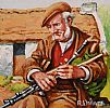 IRISH PIPER by Roy Wallace at Ross's Online Art Auctions