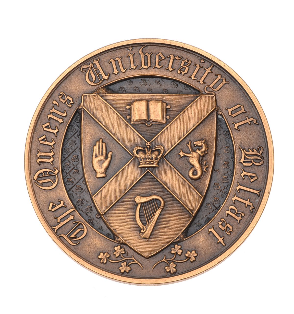 QUB MEDAL PRESENTED TO PROF. INGRID ALLEN 1955 FOR MEDICAL RESEARCH at Ross's Online Art Auctions