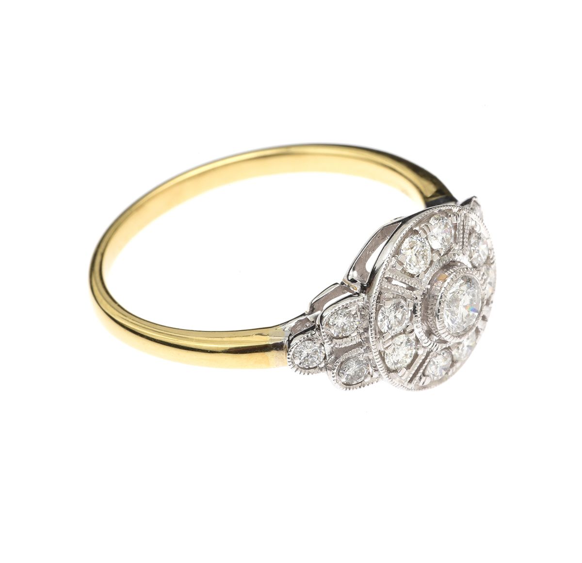 18CT GOLD DIAMOND RING at Ross's Online Art Auctions