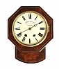 REGENCY ROSEWOOD WALL CLOCK at Ross's Online Art Auctions