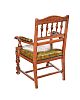 VICTORIAN OAK LIBRARY CHAIR at Ross's Online Art Auctions