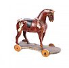 VICTORIAN CHILD'S WOODEN HORSE at Ross's Online Art Auctions