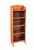 EDWARDIAN OPEN BOOKCASE at Ross's Online Art Auctions