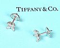 TIFFANY & CO. 'VICTORIA' PLATINUM DIAMOND EARRINGS at Ross's Online Art Auctions