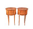 PAIR OF FRENCH STYLE KINGWOOD PEDESTALS at Ross's Online Art Auctions