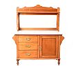 ANTIQUE WALNUT GALLERY BACK MARBLE TOP WASHSTAND at Ross's Online Art Auctions