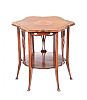 EDWARDIAN LAMP TABLE at Ross's Online Art Auctions