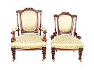 LADY'S & GENT'S VICTORIAN CHAIRS at Ross's Online Art Auctions