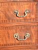 SERPENTINE FRONT MAHOGANY CHEST ON CHEST at Ross's Online Art Auctions
