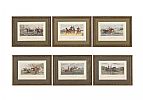 SET OF SIX HUNTING PRINTS at Ross's Online Art Auctions