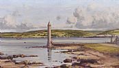 CHAINE MEMORIAL TOWER , LARNE by Samuel McLarnon UWS at Ross's Online Art Auctions