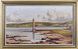 CHAINE MEMORIAL TOWER , LARNE by Samuel McLarnon UWS at Ross's Online Art Auctions
