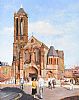 CRESCENT CHURCH, BELFAST by Rowland Davidson at Ross's Online Art Auctions