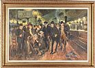 NUMBER TWO PLATFORM, PORTADOWN RAILWAY STATION 1908 by Robert D. Beattie at Ross's Online Art Auctions