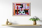 GEOMETRIC ABSTRACT by Gerald G. Beattie at Ross's Online Art Auctions