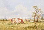 PASTURELAND IN DEVONSHIRE by H. Ranson at Ross's Online Art Auctions