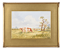 PASTURELAND IN DEVONSHIRE by H. Ranson at Ross's Online Art Auctions