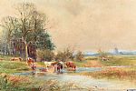 NEAR CANTERBURY by Henry Charles Fox at Ross's Online Art Auctions