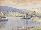 NARROW WATER CASTLE by L. Todd at Ross's Online Art Auctions