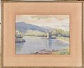 NARROW WATER CASTLE by L. Todd at Ross's Online Art Auctions