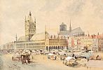 THE MARKET PLACE, YPRES by M. Crawford at Ross's Online Art Auctions