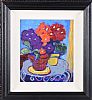 POTS, FLOWERS & TABLE by Robert Ellison at Ross's Online Art Auctions