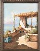 BALCONY ON THE BAY OF NAPLES by Italian School at Ross's Online Art Auctions