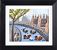 CANAL BOATS by John Ormsby at Ross's Online Art Auctions