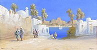 LANDING PLACE, TUNIS by F. Morell at Ross's Online Art Auctions