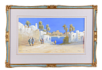 LANDING PLACE, TUNIS by F. Morell at Ross's Online Art Auctions