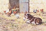 FARMYARD FRIENDS by Neville Barker at Ross's Online Art Auctions