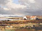 AT BALLYCONNEELY , COUNTY GALWAY by Maurice Canning Wilks ARHA RUA at Ross's Online Art Auctions