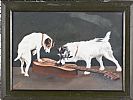JACK RUSSELLS & A GUITAR by W.B. Volans at Ross's Online Art Auctions