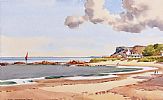 BALLYCASTLE BEACH by Samuel McLarnon UWS at Ross's Online Art Auctions