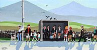 COUNTY DOWN BUS STOP by Cupar Pilson at Ross's Online Art Auctions