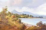 MOURNES FROM DUNDRUM by Denis Thornton at Ross's Online Art Auctions