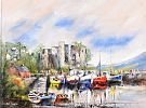 FISHING BOATS, CARLINGFORD LOUGH by Niall Campion at Ross's Online Art Auctions
