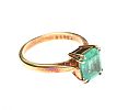 18CT GOLD EMERALD RING at Ross's Online Art Auctions