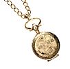 9CT GOLD MILLENIUM FOB WATCH AND CHAIN at Ross's Online Art Auctions