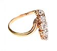 14CT ROSE GOLD DIAMOND RING at Ross's Online Art Auctions