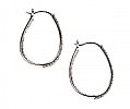 STERLING SILVER COSTUME HOOP EARRINGS at Ross's Online Art Auctions