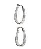 STERLING SILVER COSTUME HOOP EARRINGS at Ross's Online Art Auctions