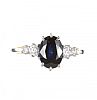 18CT GOLD SAPPHIRE AND DIAMOND RING at Ross's Online Art Auctions
