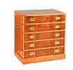 YEW WOOD CAMPAIGN CHEST at Ross's Online Art Auctions